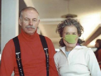 Herb, Marsha and the "nose thong"