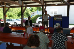 Bette announcing upcoming activities