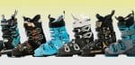 6 boots on a shelf